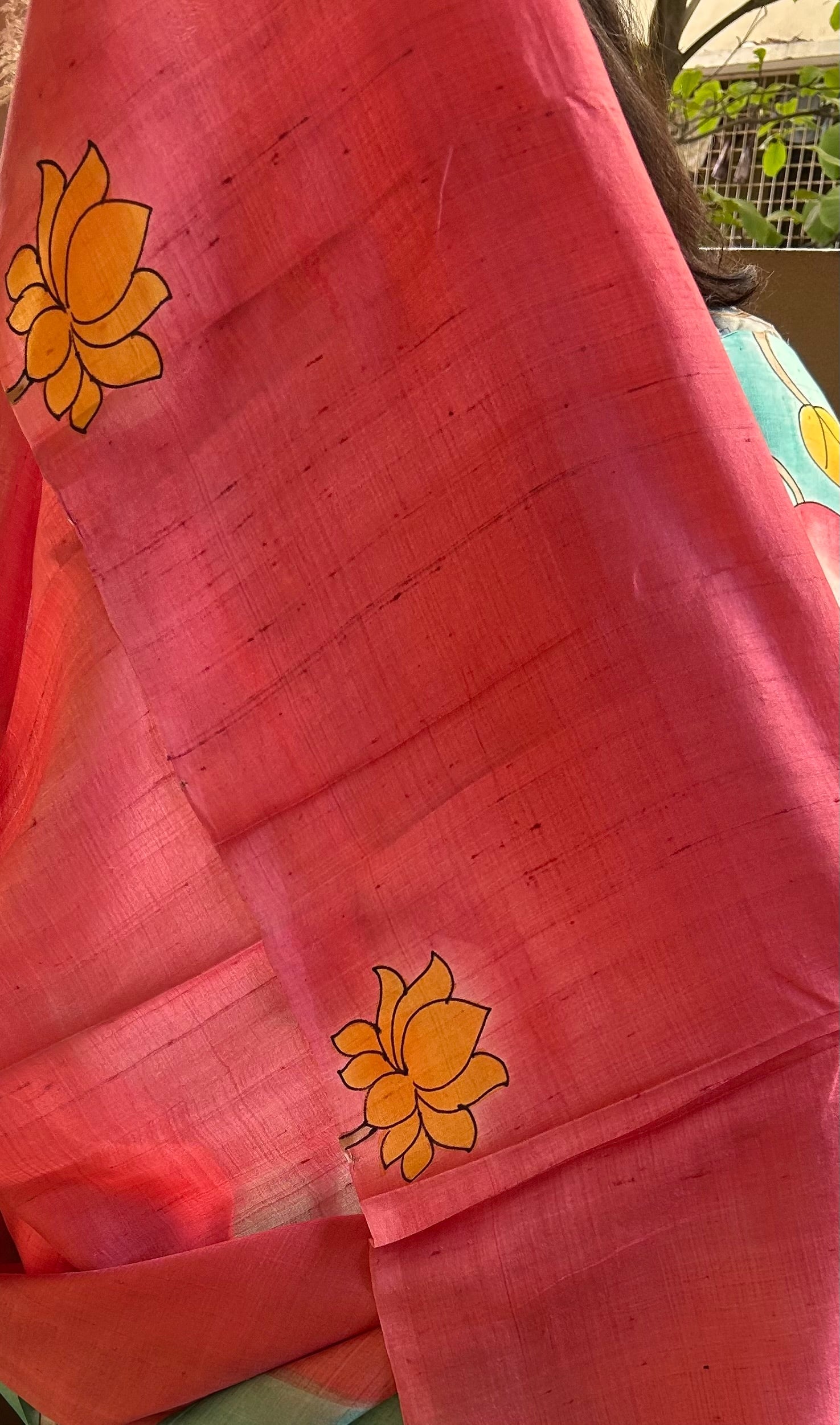 Pastel Green Bishapuri Silk Saree