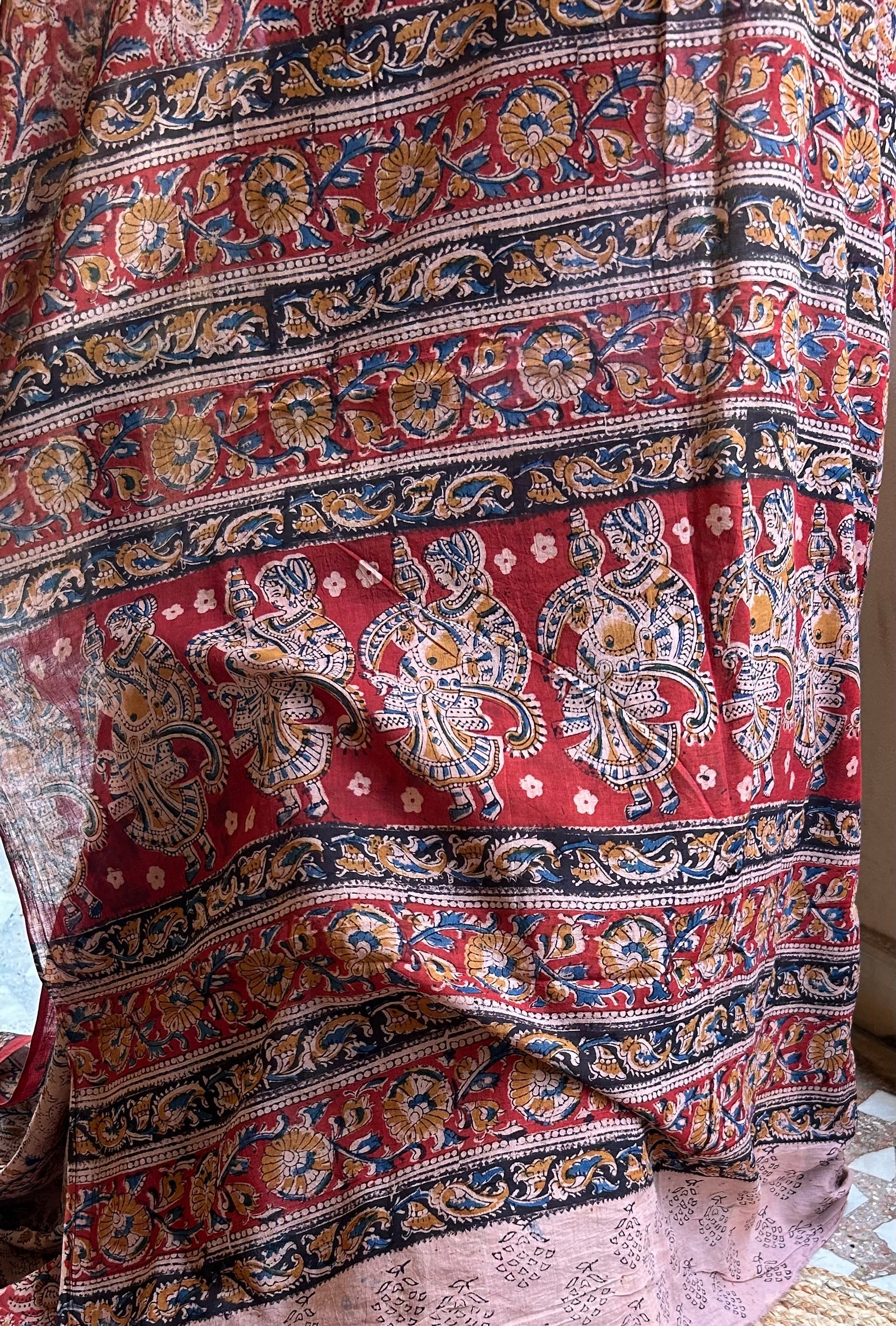 Kalamkari cotton saree 4