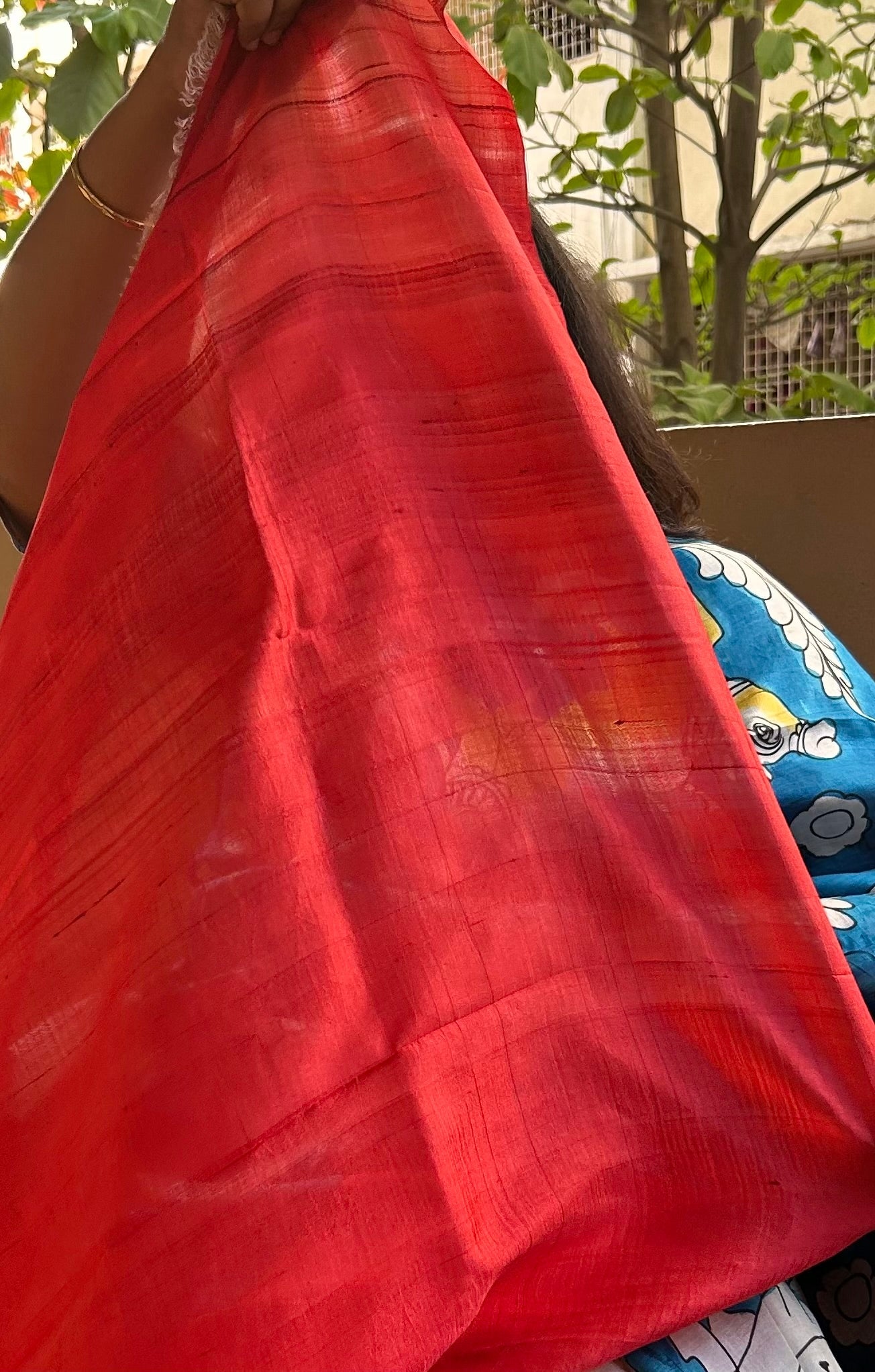 Blue Pure Bishanpuri Silk Saree