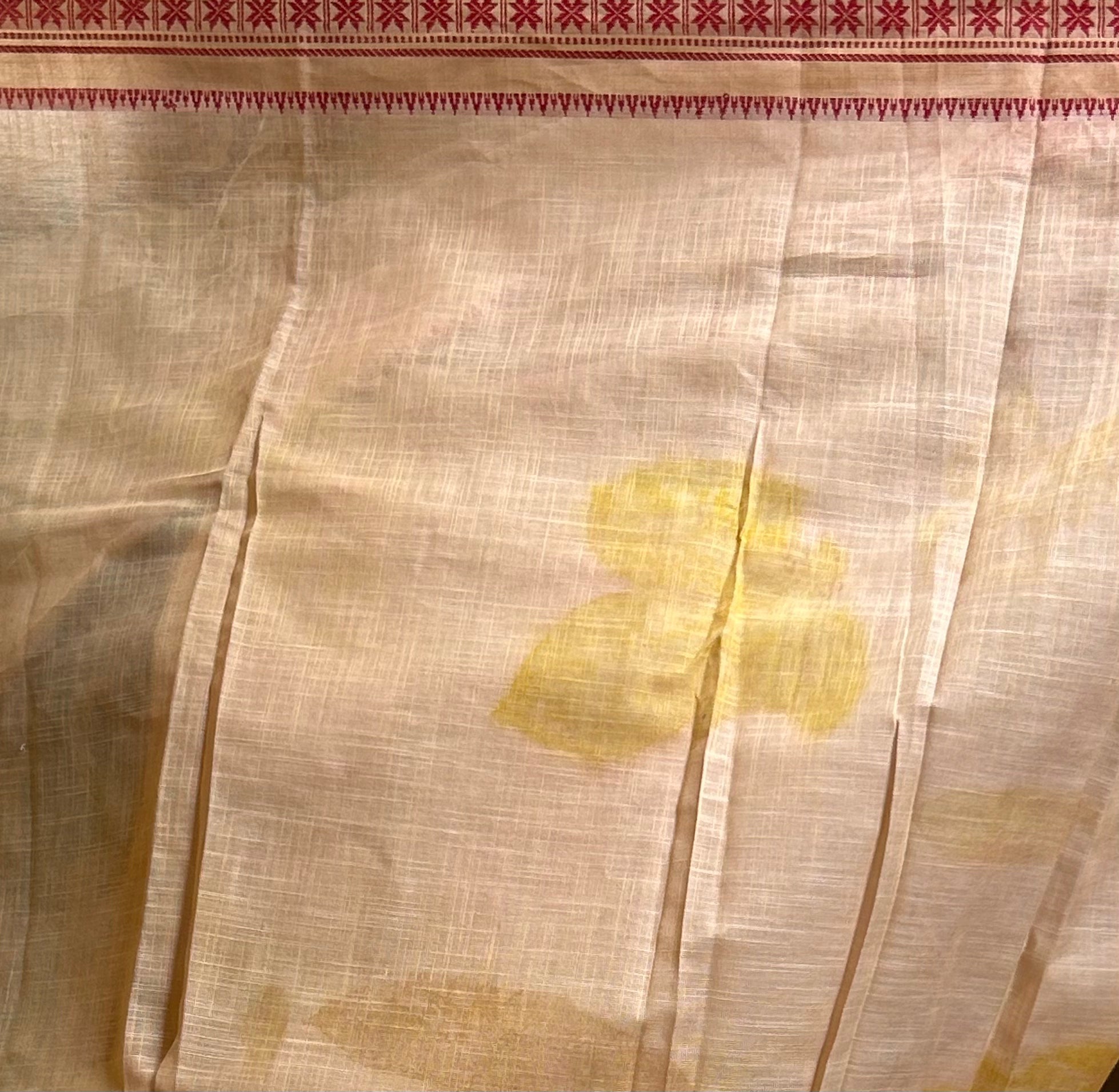 Eco Printed Mangalagiri Cotton Saree - 4