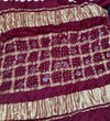 Black & Maroon Modal Saree with Garchola Lagdi Patta Pallu