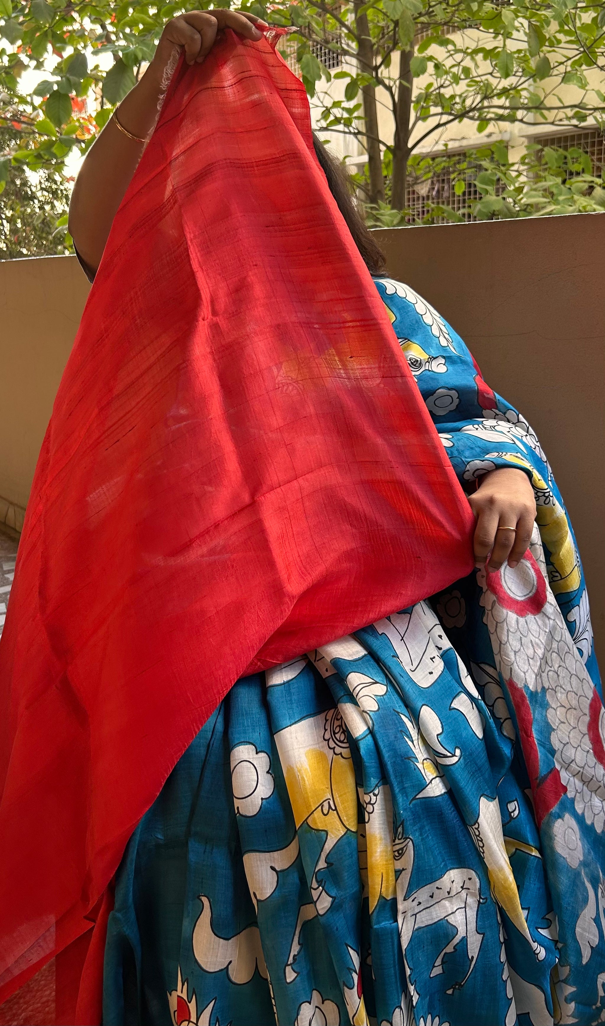 Blue Pure Bishanpuri Silk Saree