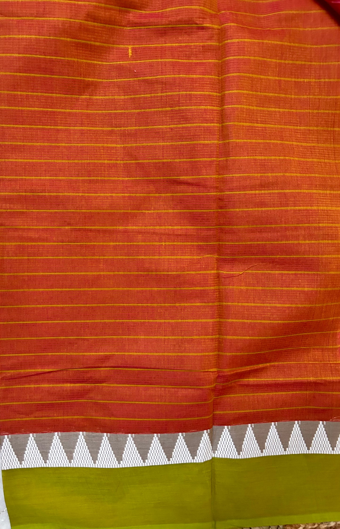 Dark Pink Venkatagiri Cotton Handloom Saree