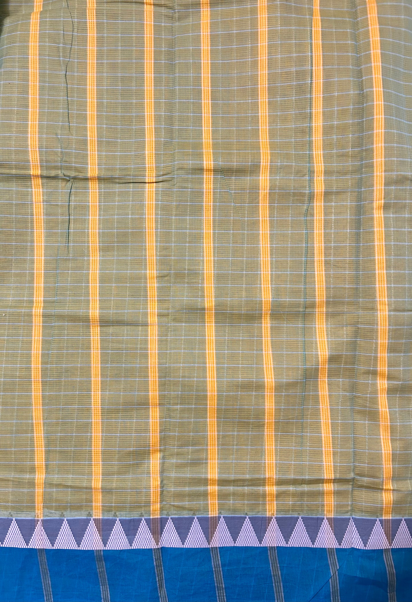 Yellow Venkatagiri Cotton Handloom Saree