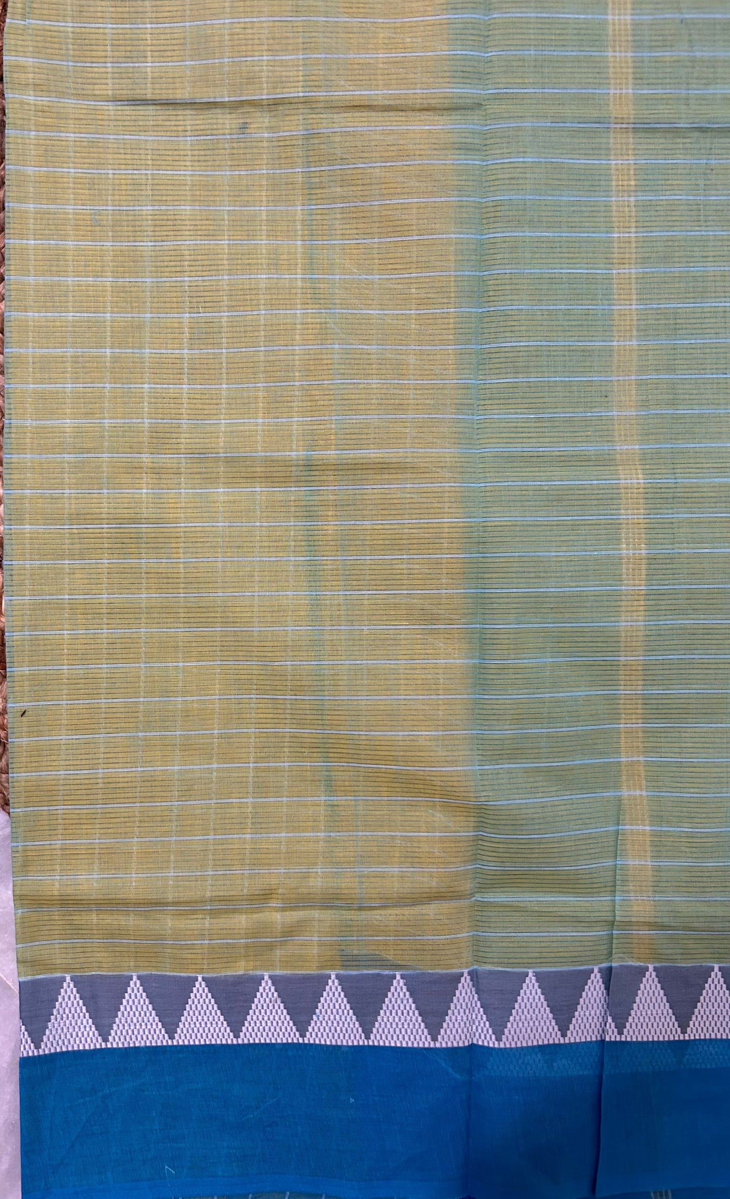 Yellow Venkatagiri Cotton Handloom Saree