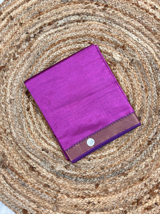 Purple Mangalagiri Saree