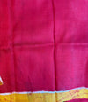 Off White & Red Bishnupuri Silk Saree