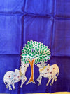 Purple Bishnupuri Silk Saree