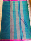 Green & Purple Narayanpet Handloom Cotton Saree