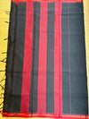 Black & Red Narayanpet Handloom Cotton Saree