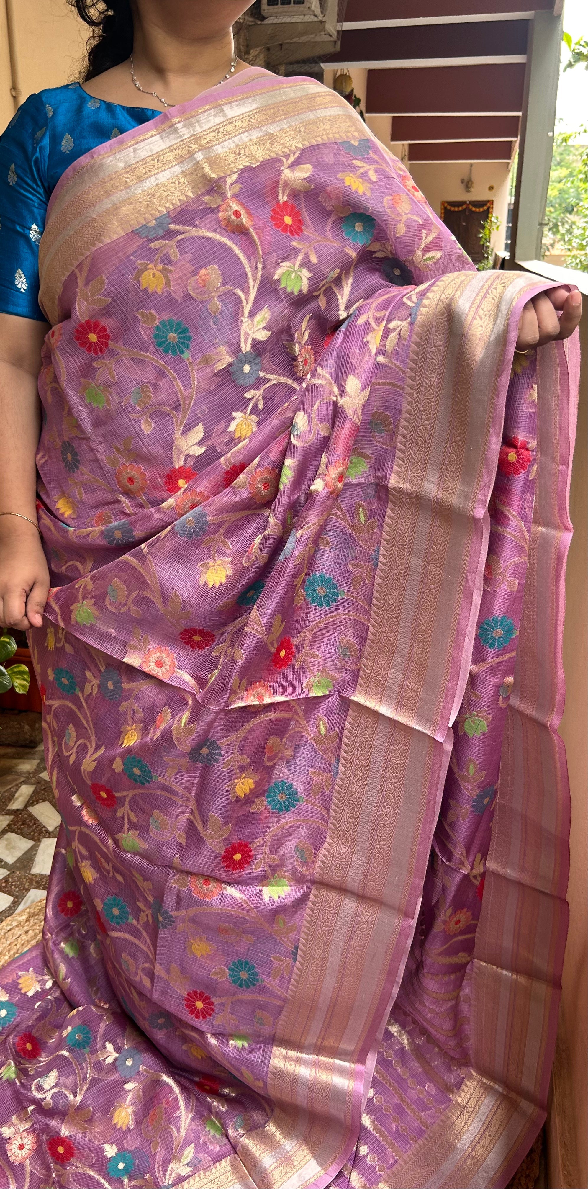 Lavender Silk Kota