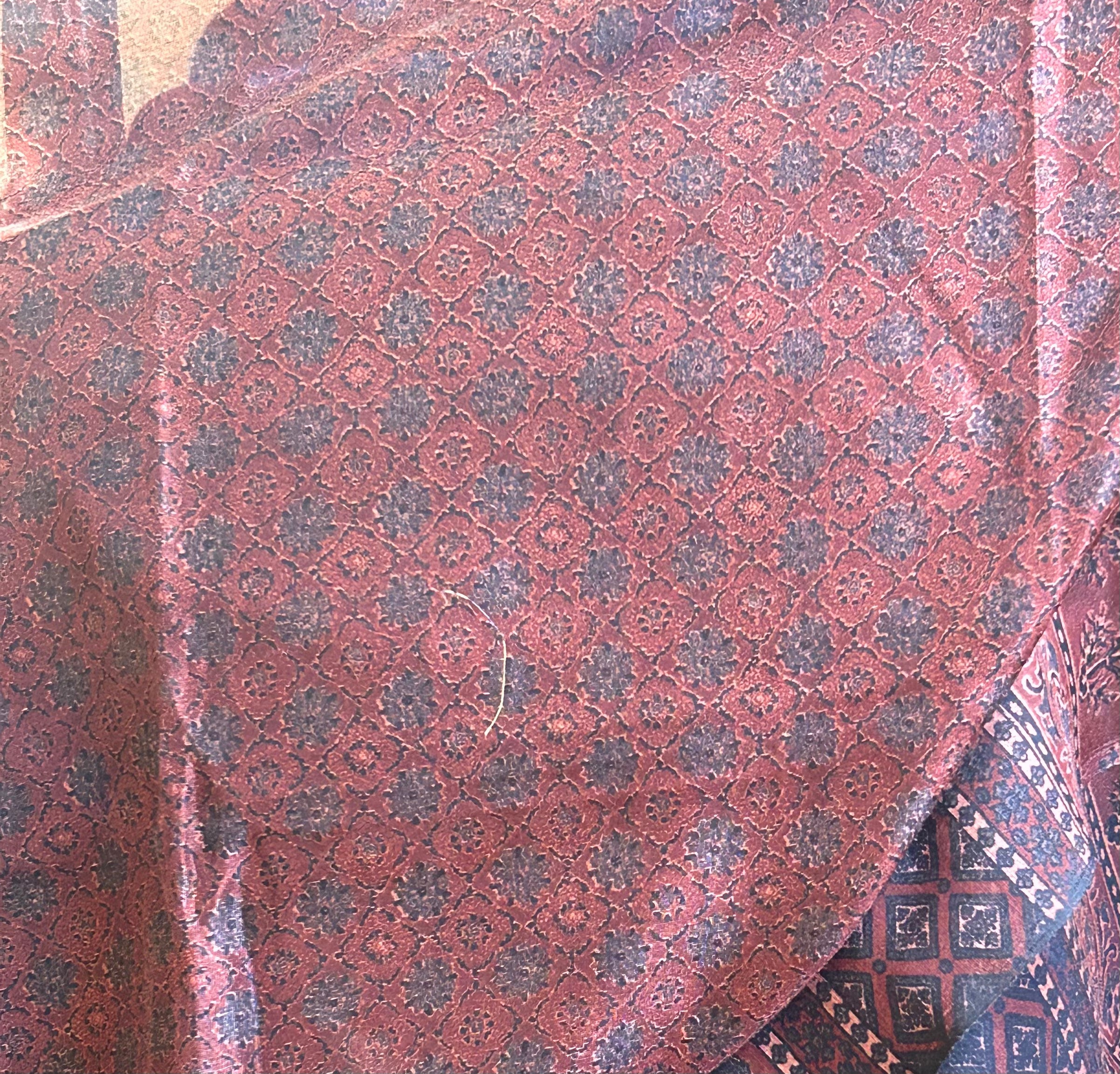 Royal Blue Semi Chanderi Saree