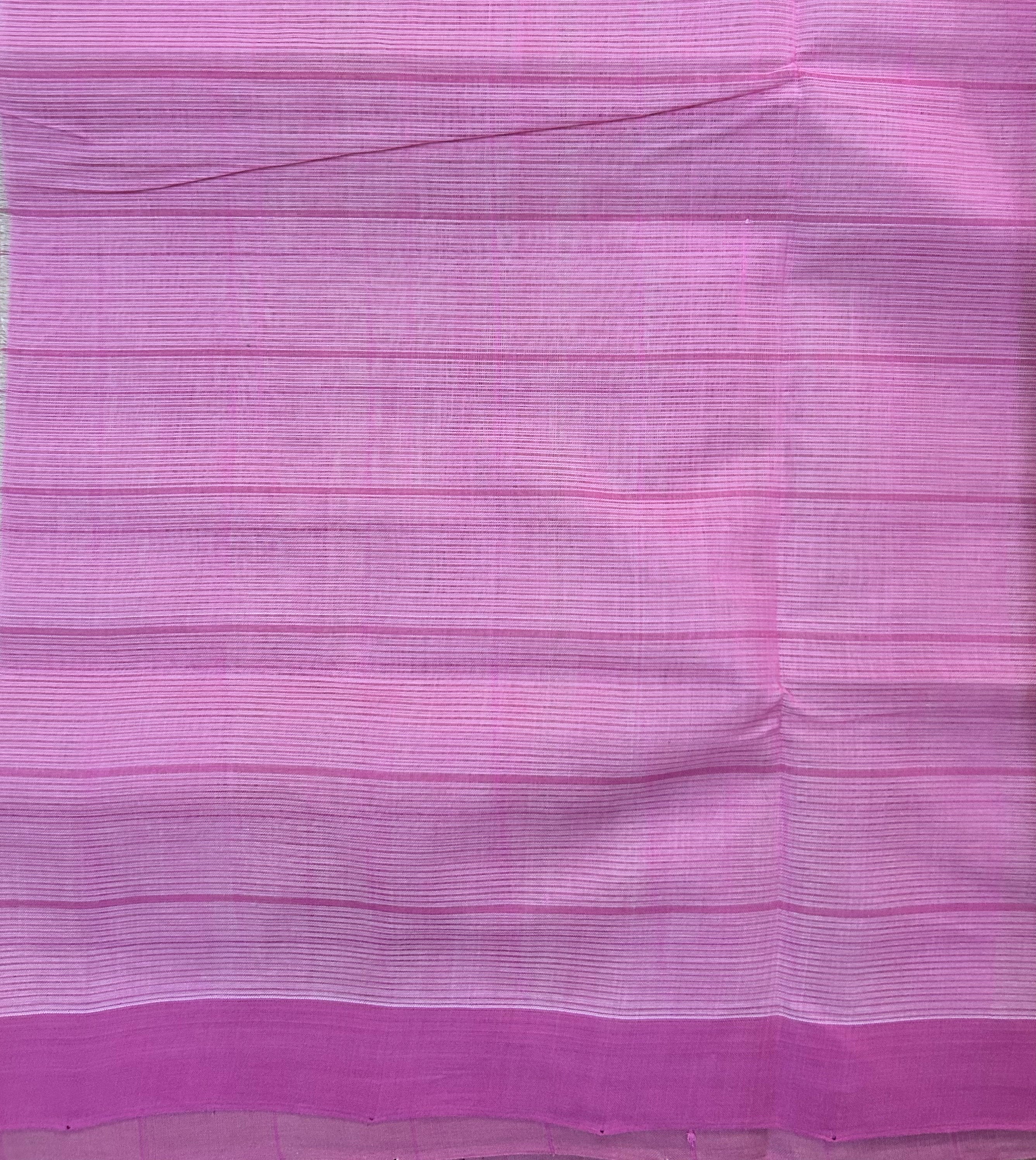 Beige & Pink Handloom Mangalagiri Cotton saree
