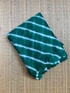 Bottle Green Chinon Leheriya Saree