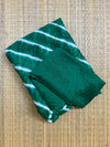 Bottle Green Chinon Leheriya Saree