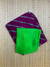 Violet Chinon Leheriya Saree
