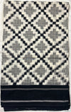 Black & White Telia Rumal Saree