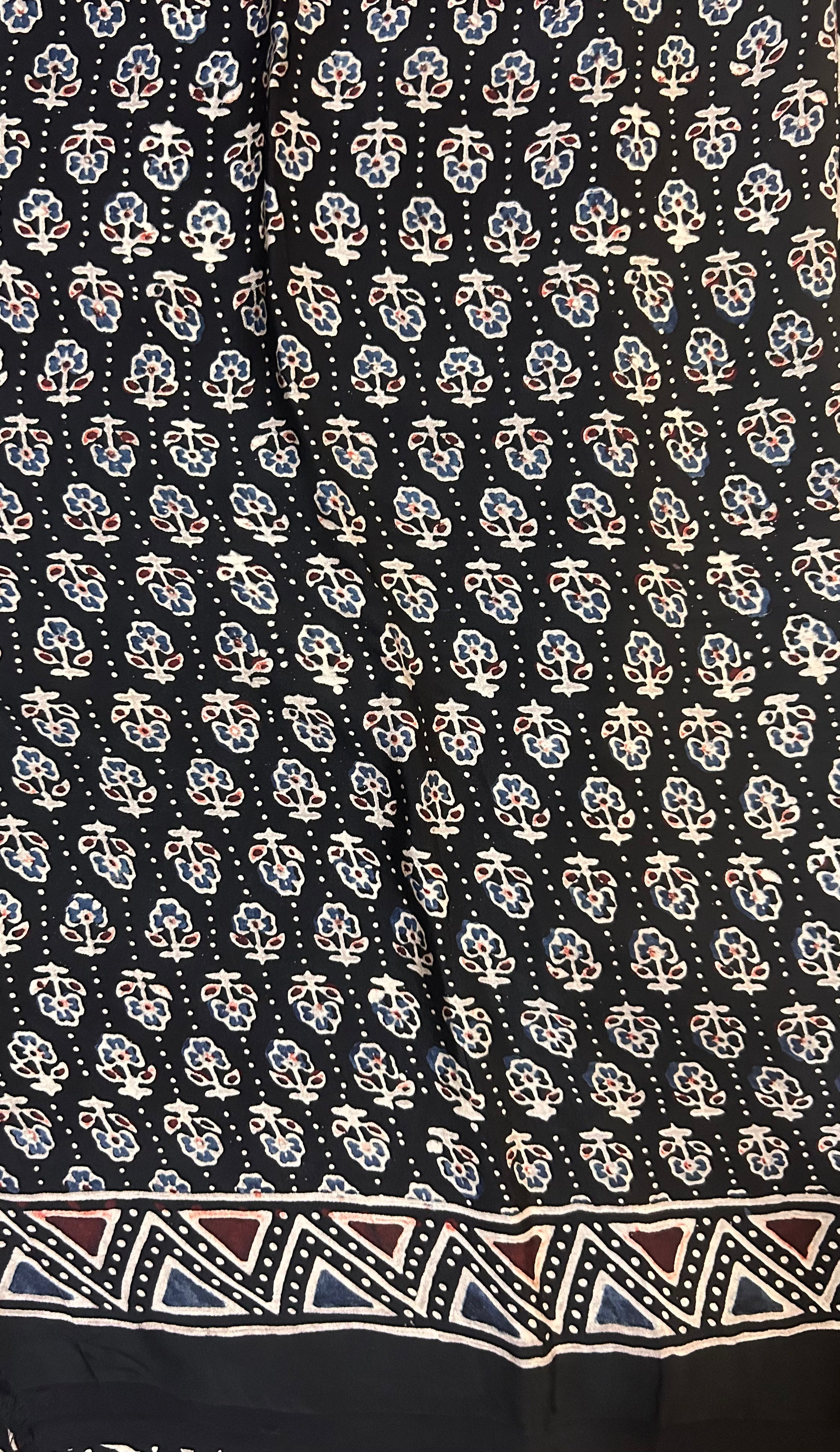 Chevron Modal silk saree