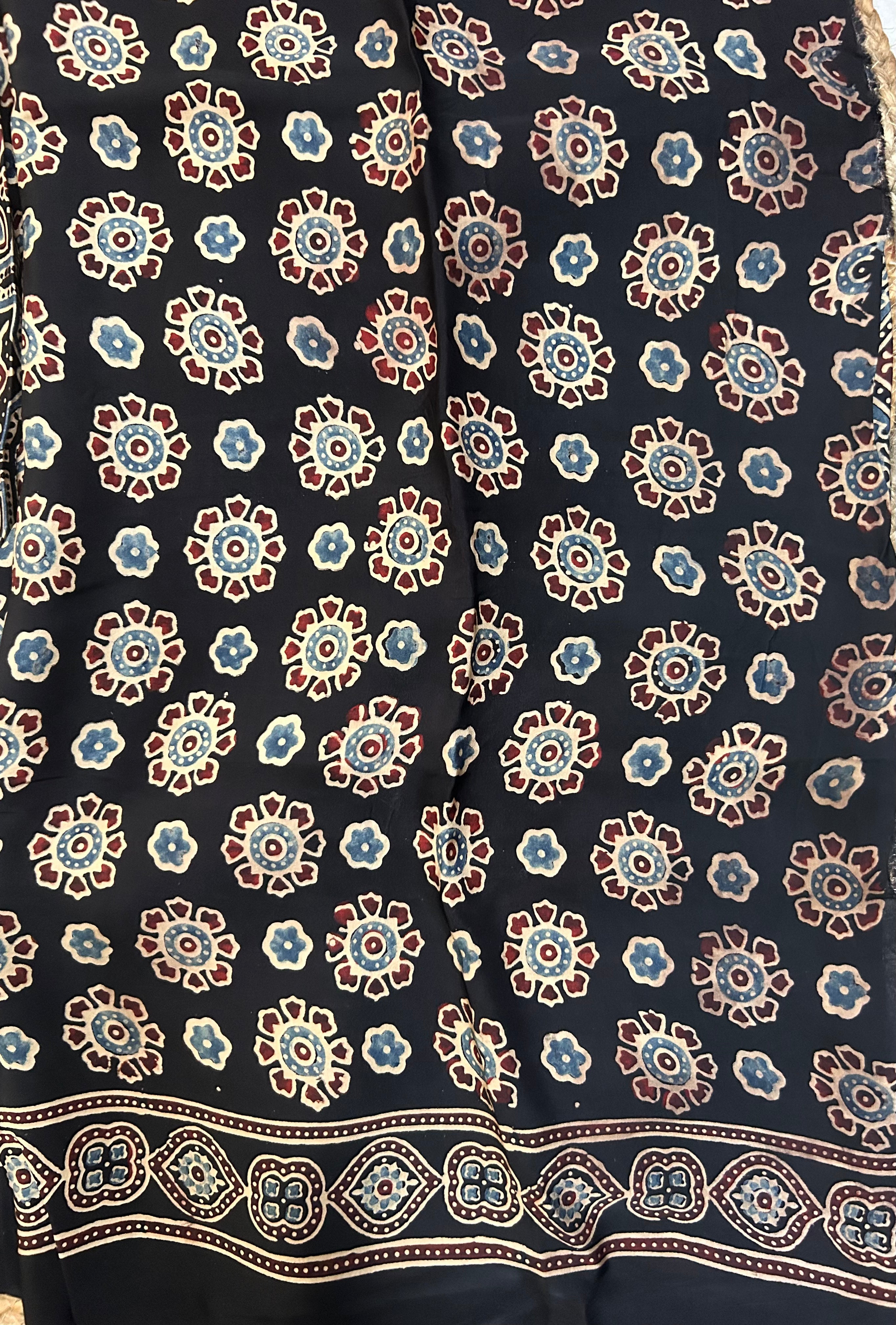 Black Modal silk saree